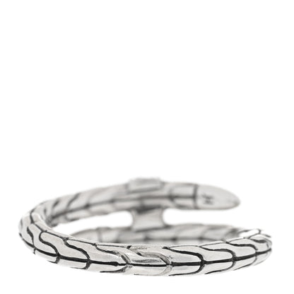 John Hardy Sterling Silver Diamond Spear Ring 54 7 3 of 4
