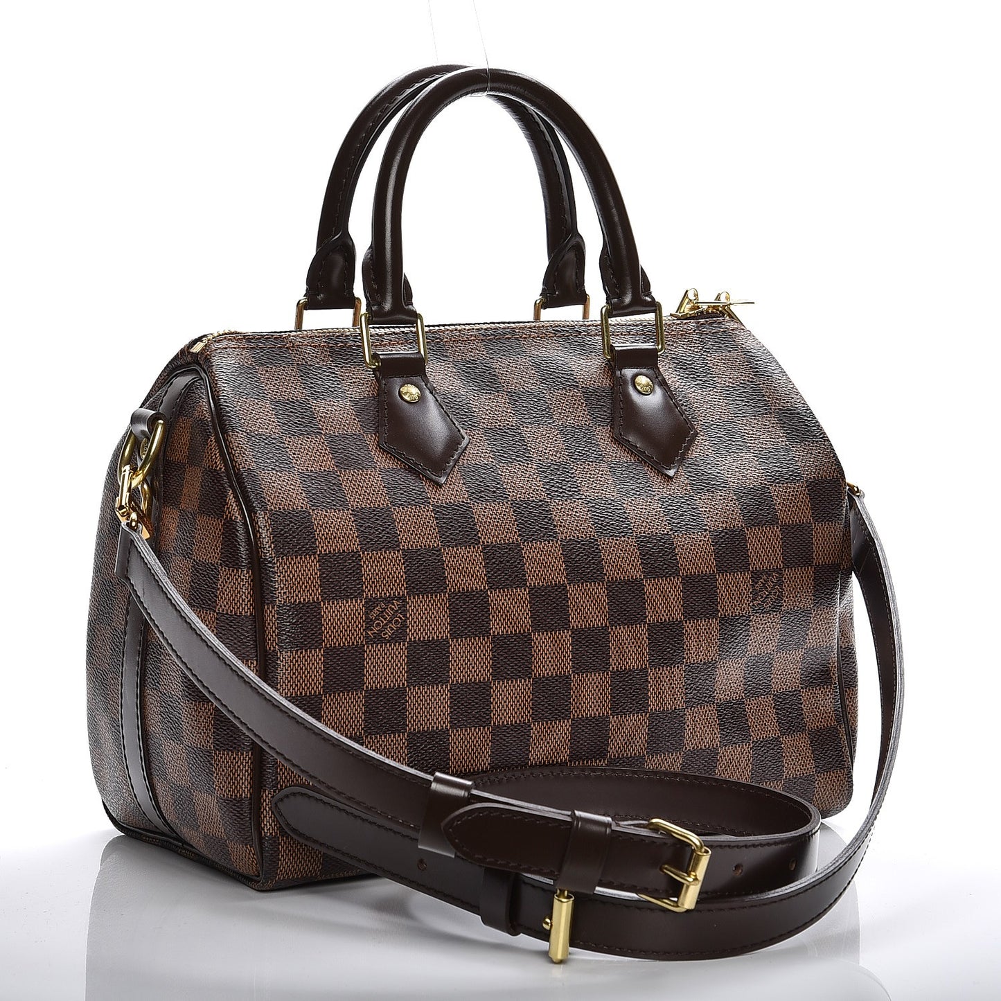 Damier Ebene Speedy Bandouliere 25