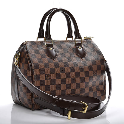 Louis Vuitton Damier Ebene Speedy Bandouliere 25 4 of 10