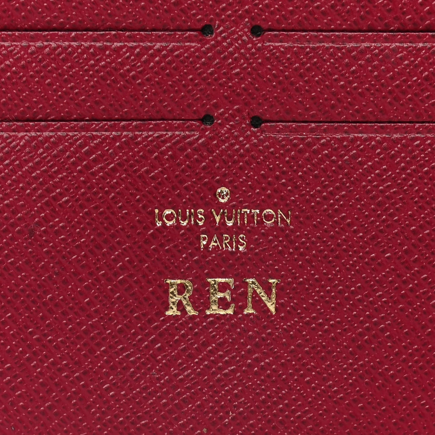 Monogram Pochette Felicie Chain Wallet Fuchsia