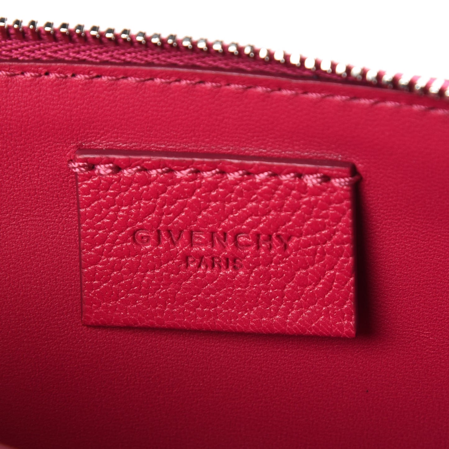 Grained Goatskin Antigona Crossbody Fuchsia