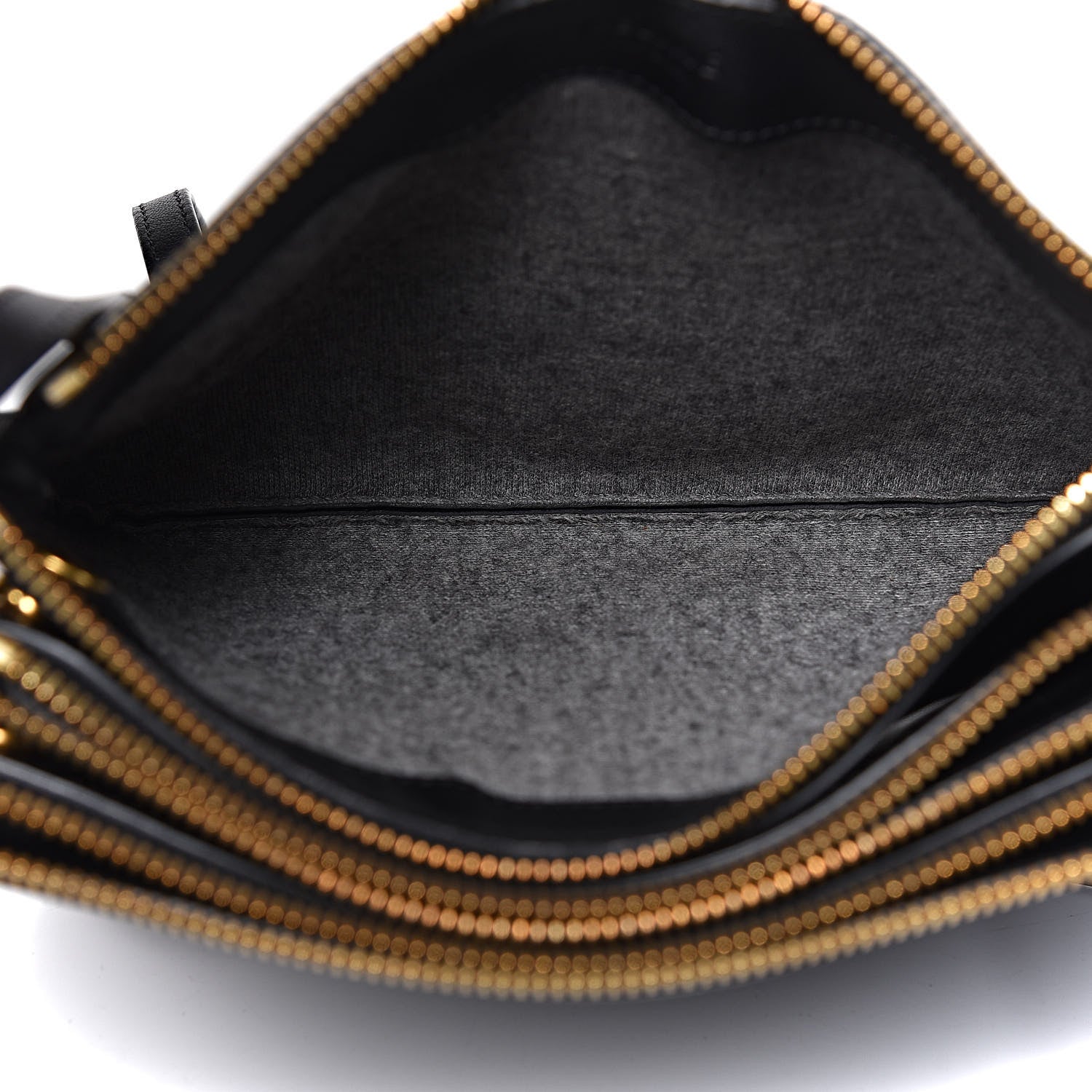 Celine Lambskin Small Trio Crossbody Bag Black 5 of 12