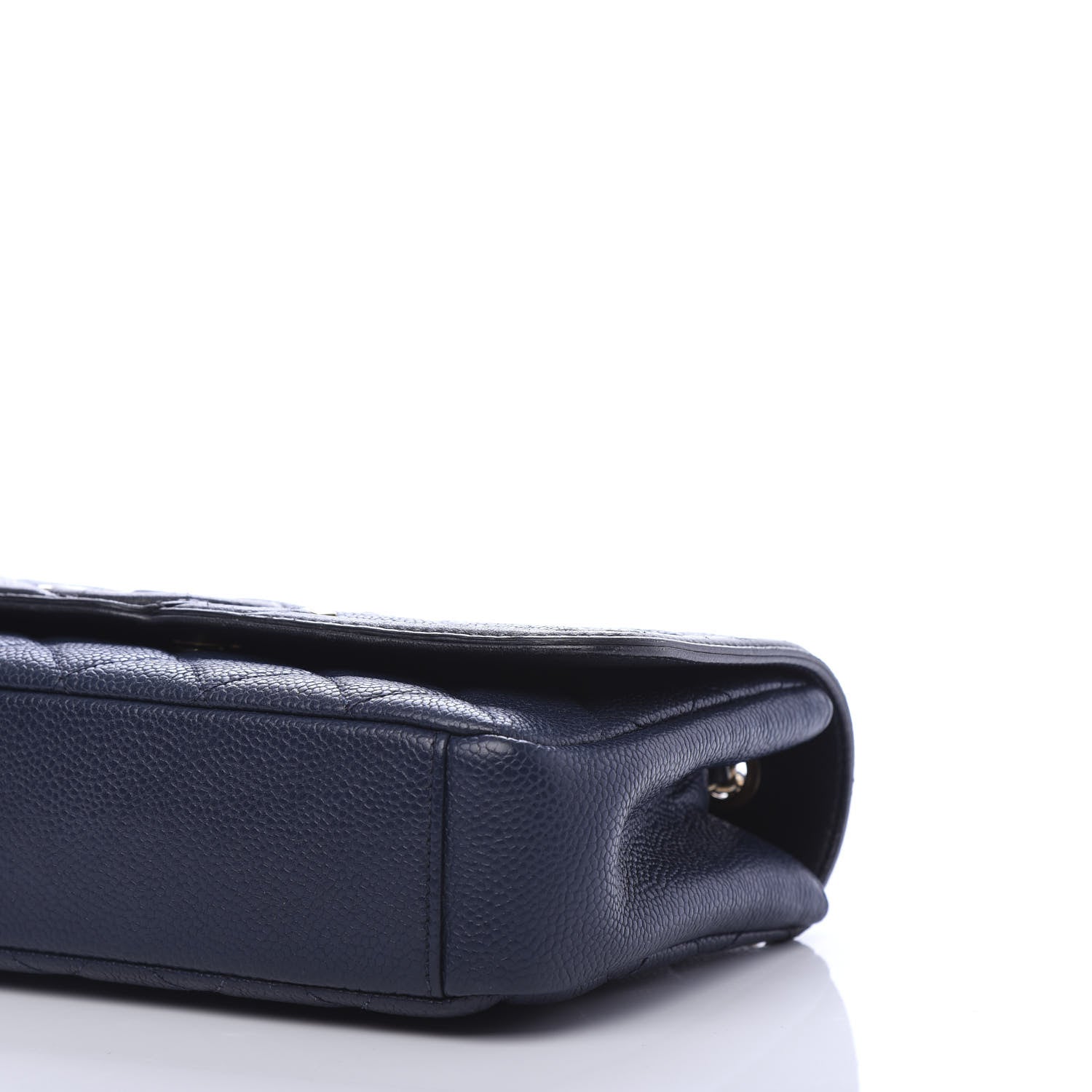 Chanel Caviar Quilted Small CC Filigree Flap Navy Black 10 of 11