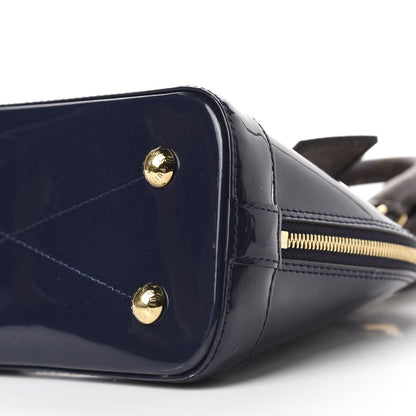 Louis Vuitton Patent Monogram Alma BB Marine 7 of 9