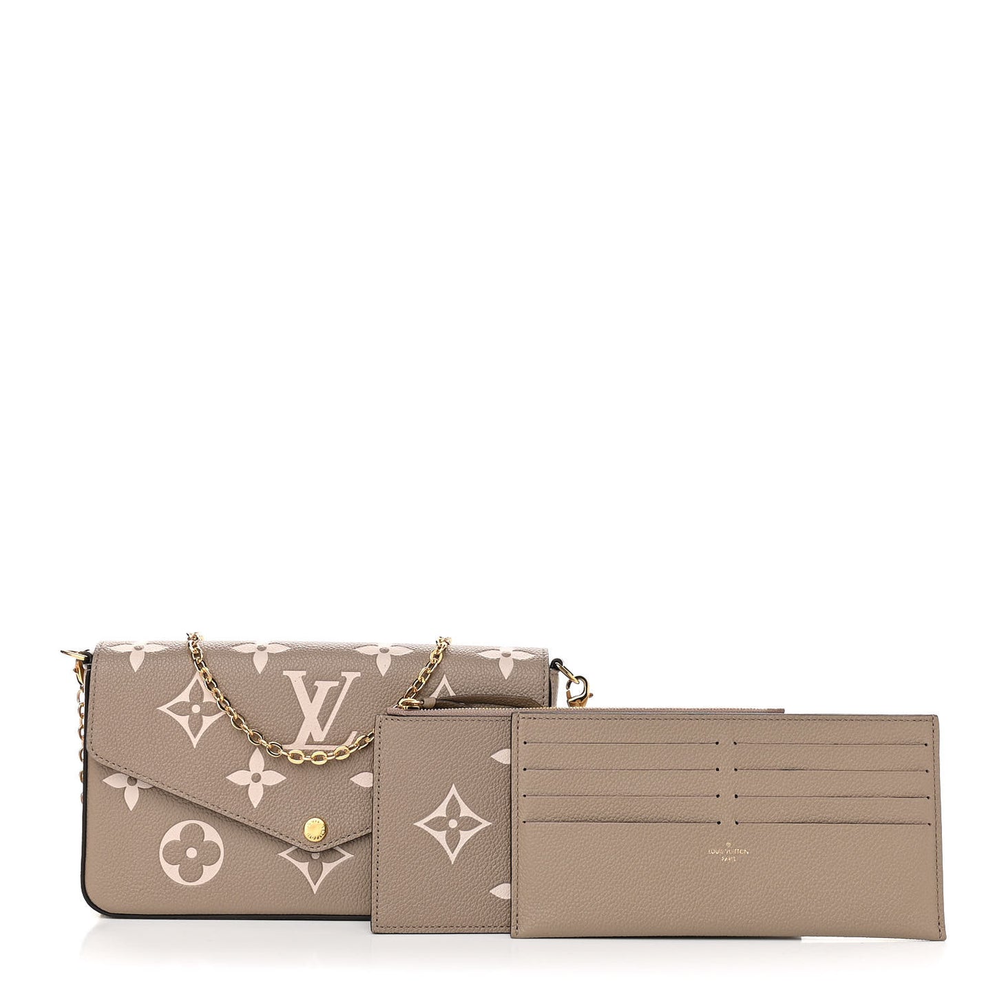 Empreinte Monogram Giant Felicie Pochette Tourterelle Creme
