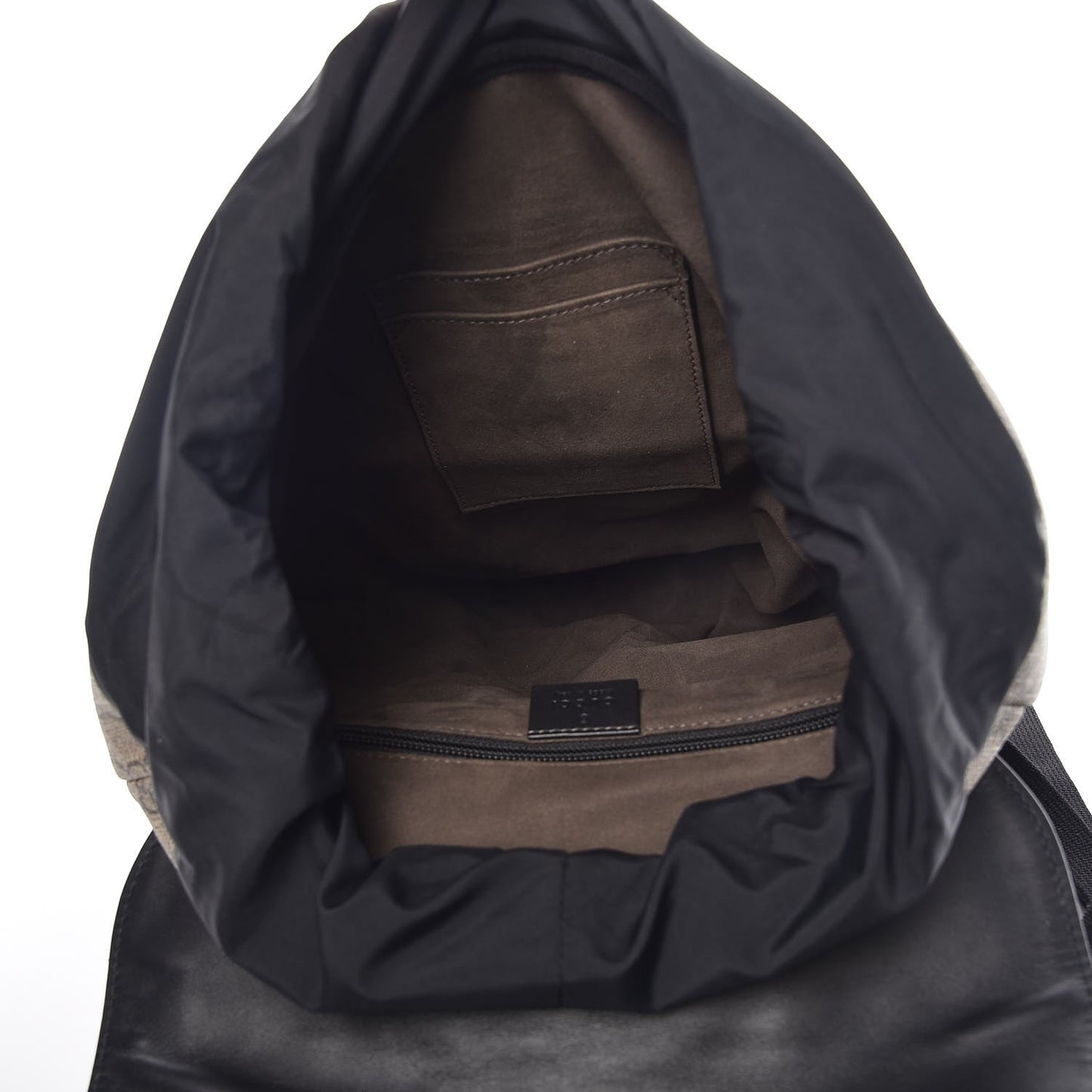 GG Supreme Monogram Single Buckle Backpack Beige Black