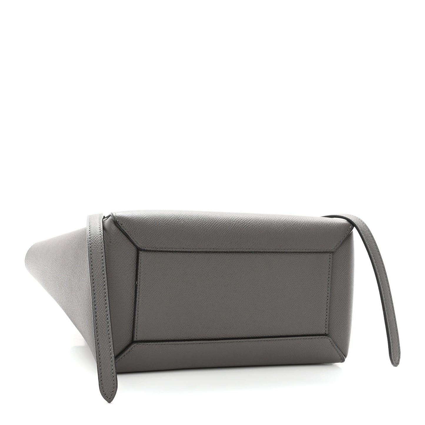 Baby Grained Calfskin Micro Belt Bag Grey