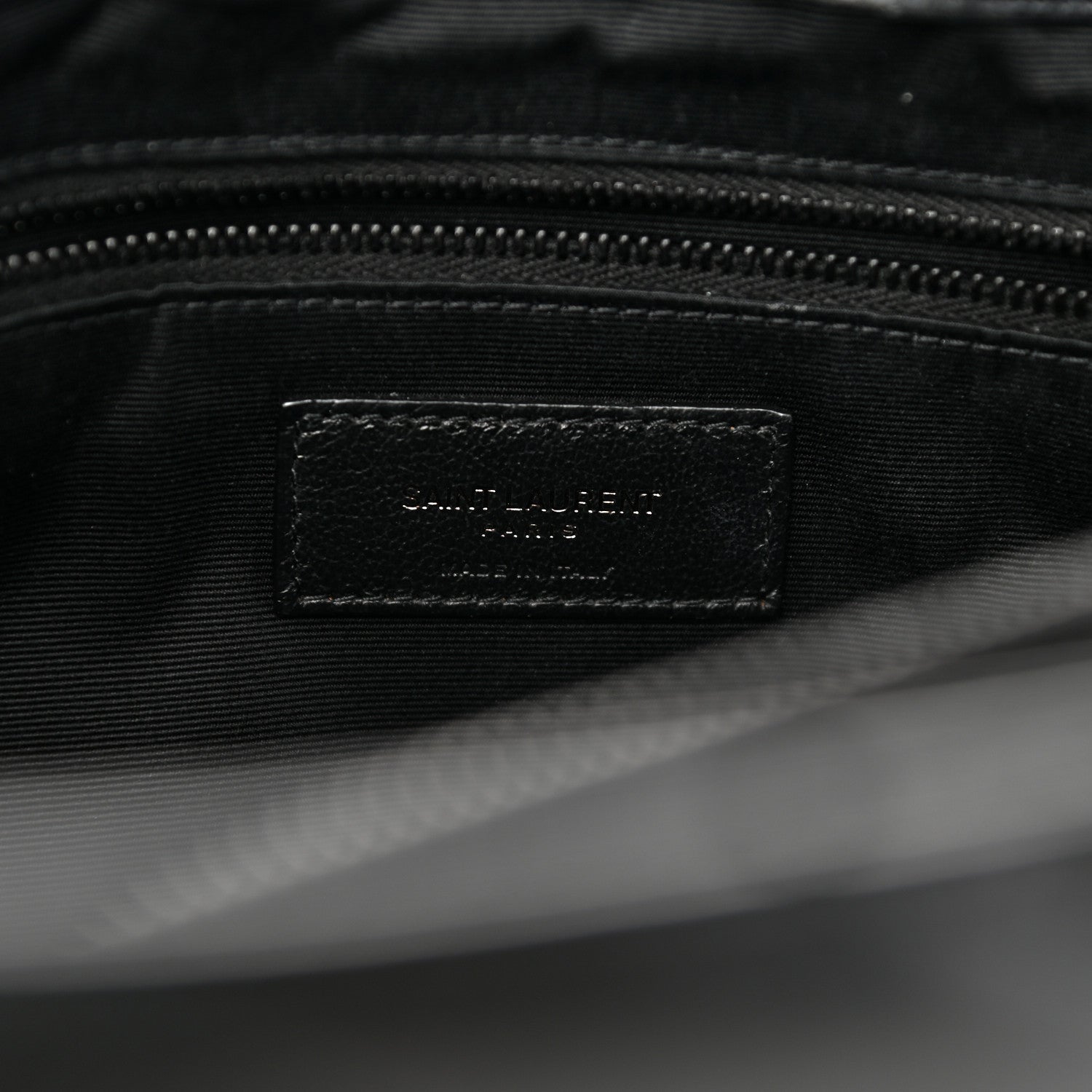 Saint Laurent Calfskin Y Quilted Monogram Large Loulou Chain Satchel Black 6 of 12