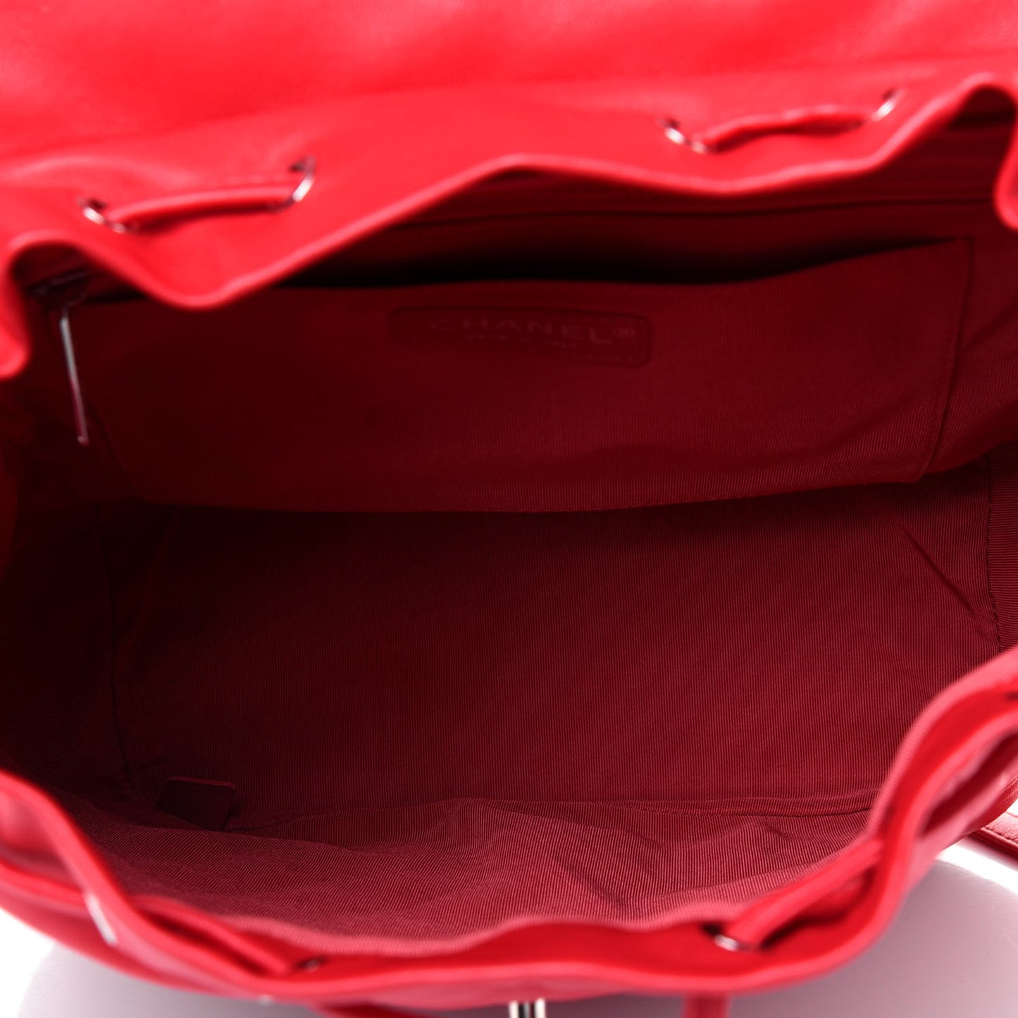 Lambskin Quilted Large Urban Spirit Backpack Red