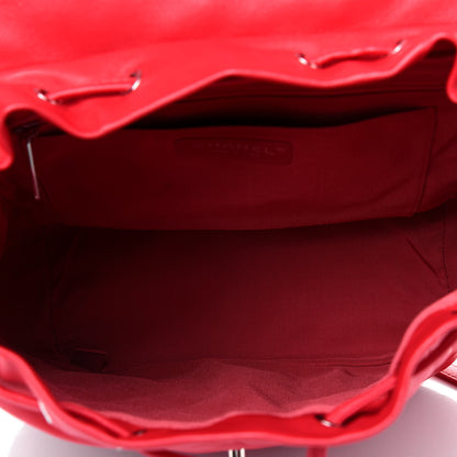 Chanel Lambskin Quilted Large Urban Spirit Backpack Red 4 of 13