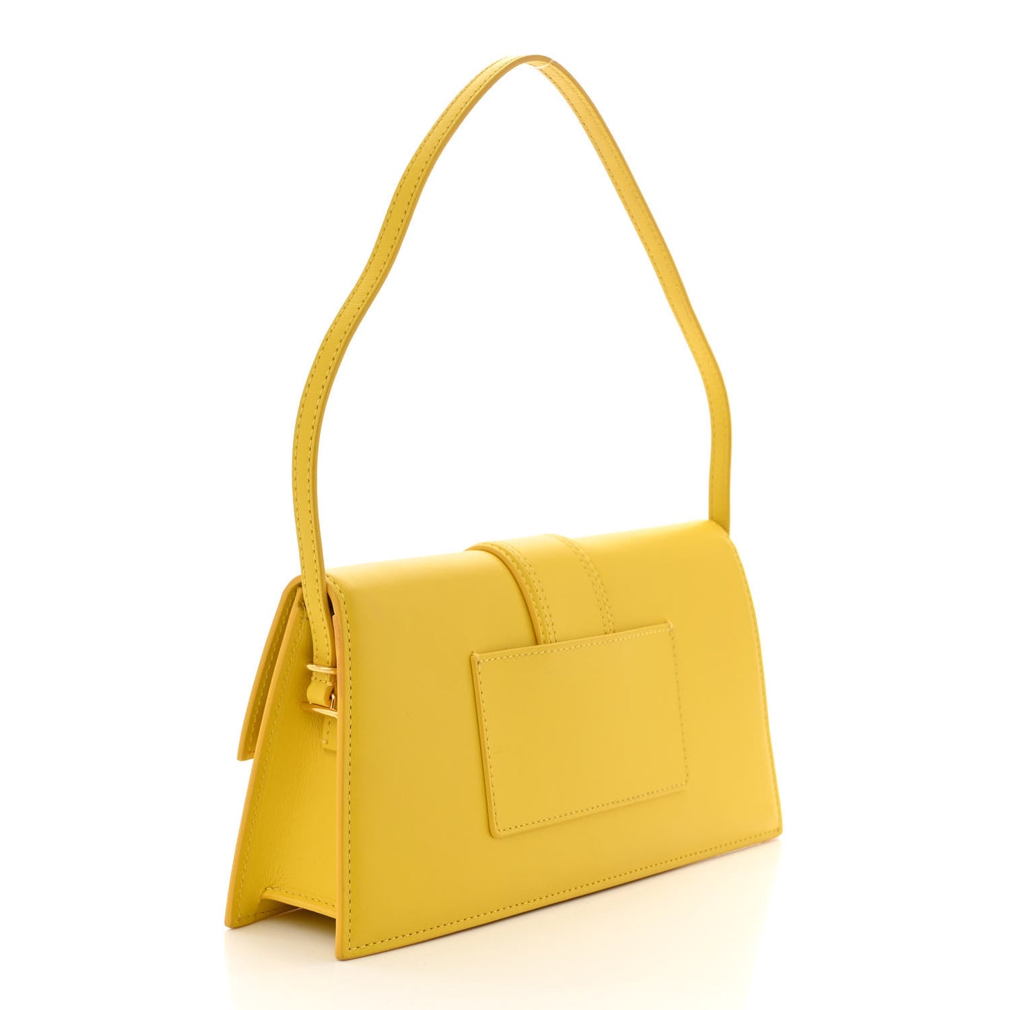 Smooth Calfskin Le Bambino Long Flap Yellow