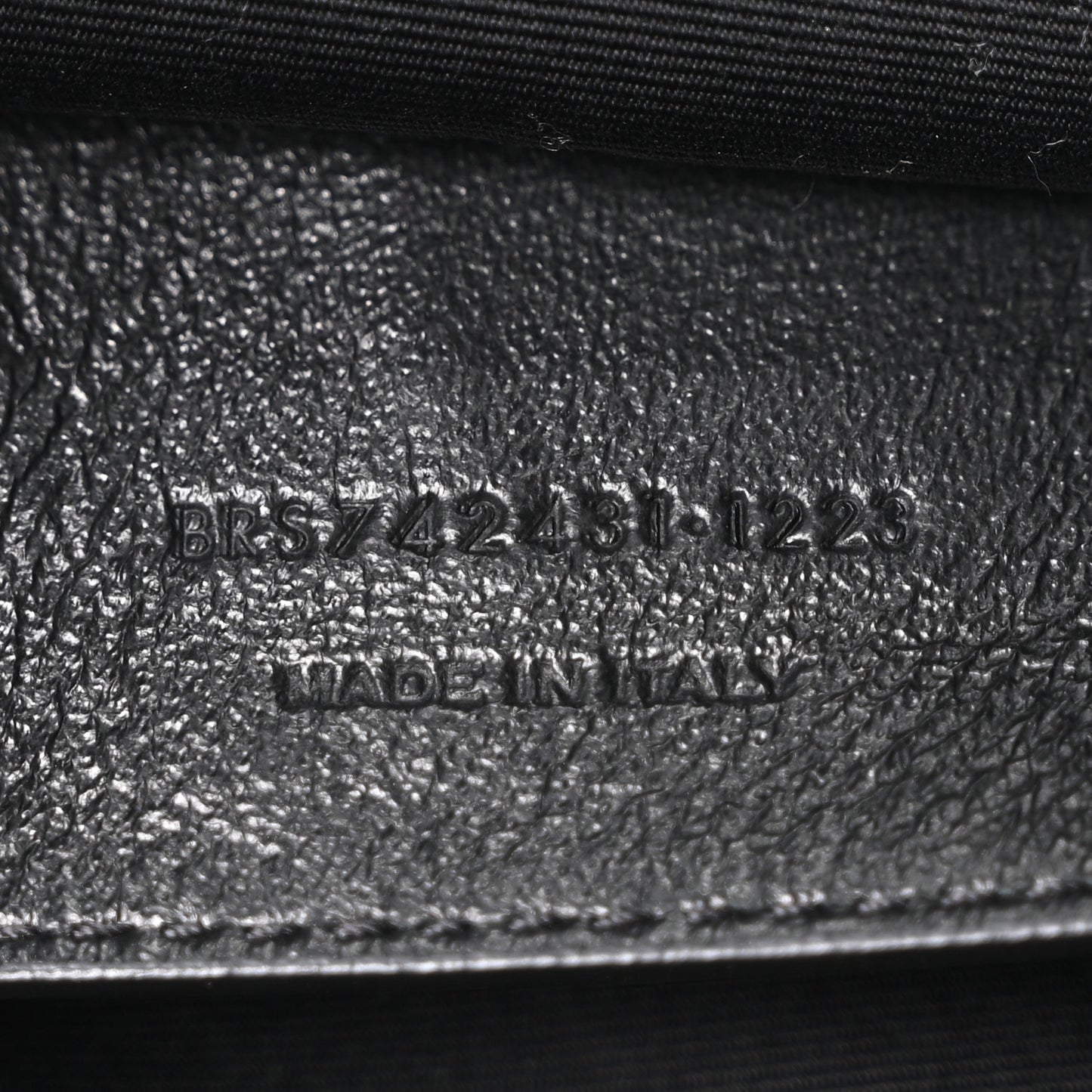 Patent Matelasse Monogram Large Jamie 4.3 Black