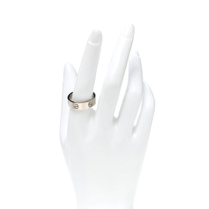 Cartier 18K White Gold 6mm LOVE Ring 61 9.5 2 of 5