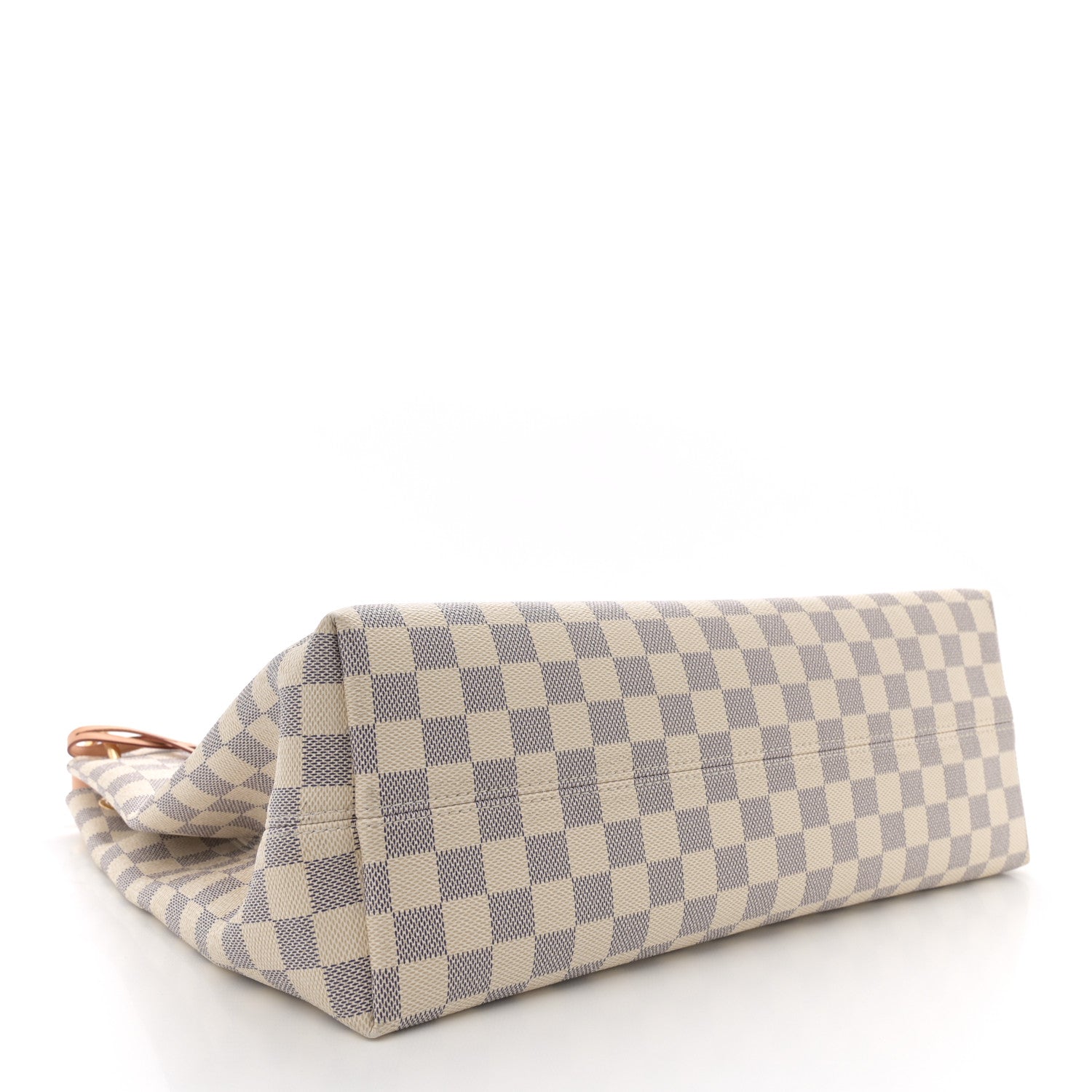 Louis Vuitton Damier Azur Graceful MM Rose Ballerine 4 of 10