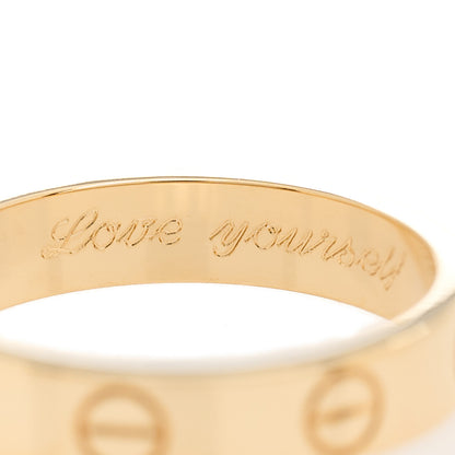 Cartier 18K Yellow Gold 3.5mm LOVE Wedding Band Ring 50 5.25 4 of 5