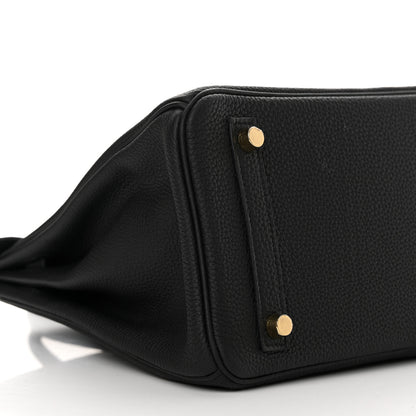 Hermes Togo Birkin 25 Black 9 of 15