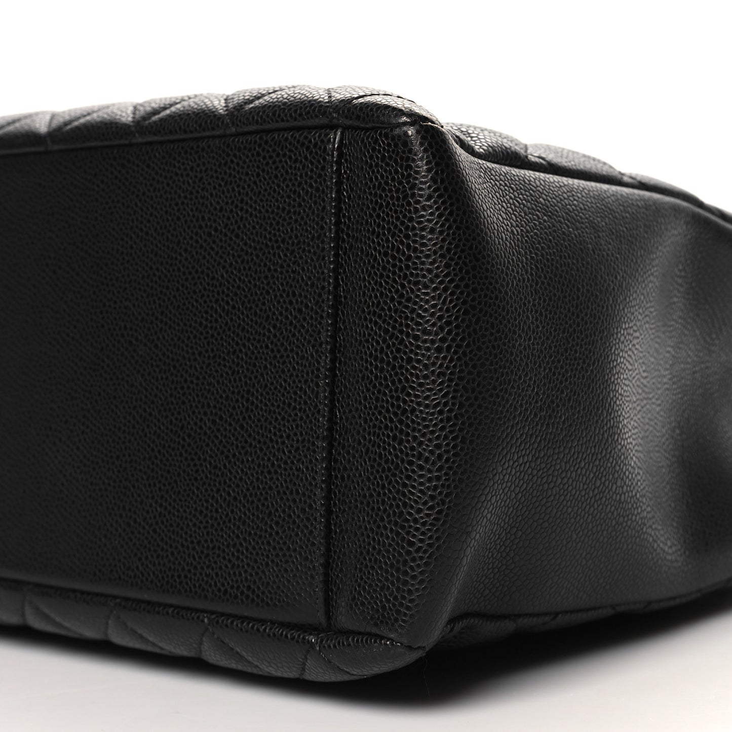 Caviar Quilted Grand Shopping Tote GST Black