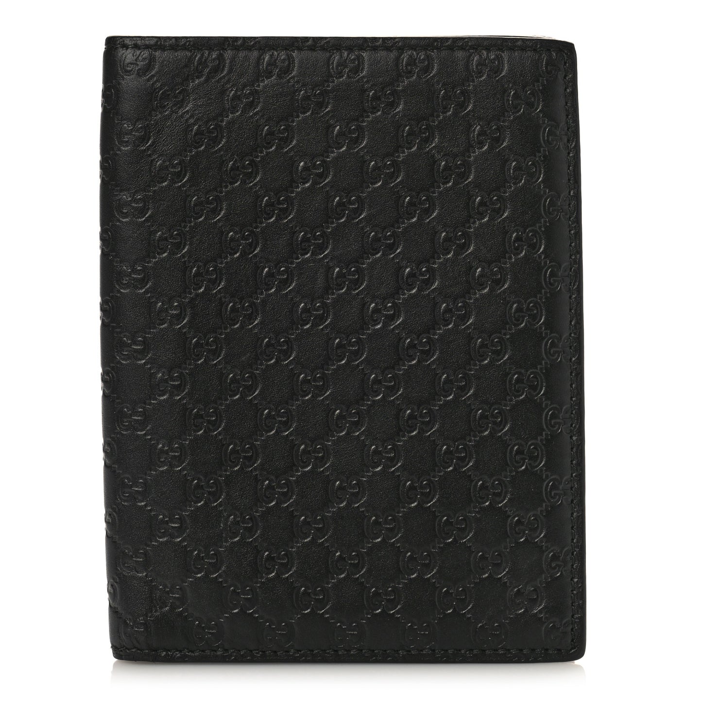 Microguccissima Passport Case Black