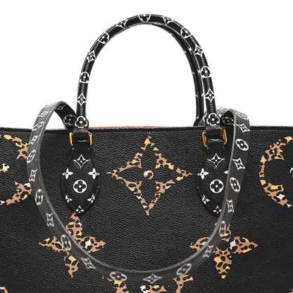 Louis Vuitton Monogram Giant Jungle Onthego GM Black 7 of 9