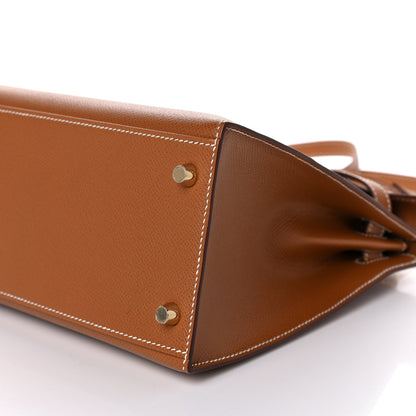 Hermes Epsom Kelly Sellier 28 Gold 9 of 12