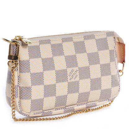 Louis Vuitton Damier Azur Mini Pochette Accessories 3 of 7