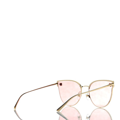Cartier Panthere De Cat Eye Sunglasses Pink Flash Gold 4 of 7
