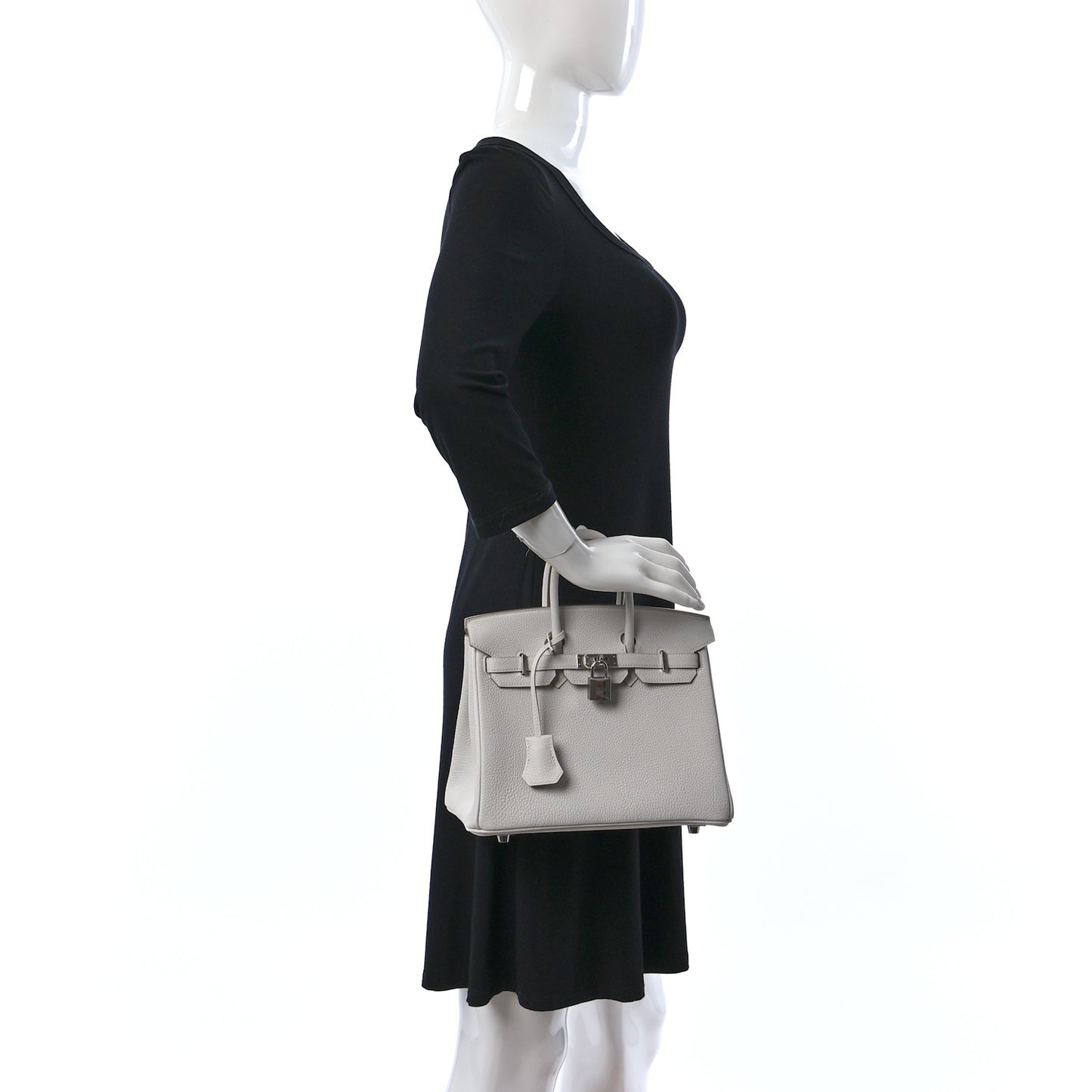 Togo Birkin 25 Gris Pale