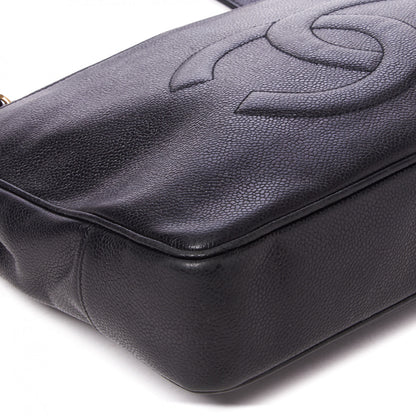 Chanel Caviar CC Shoulder Bag Black 6 of 8