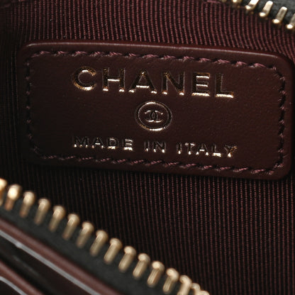 Chanel Caviar Quilted Compact Zipped Pocket Wallet Black 6 of 7