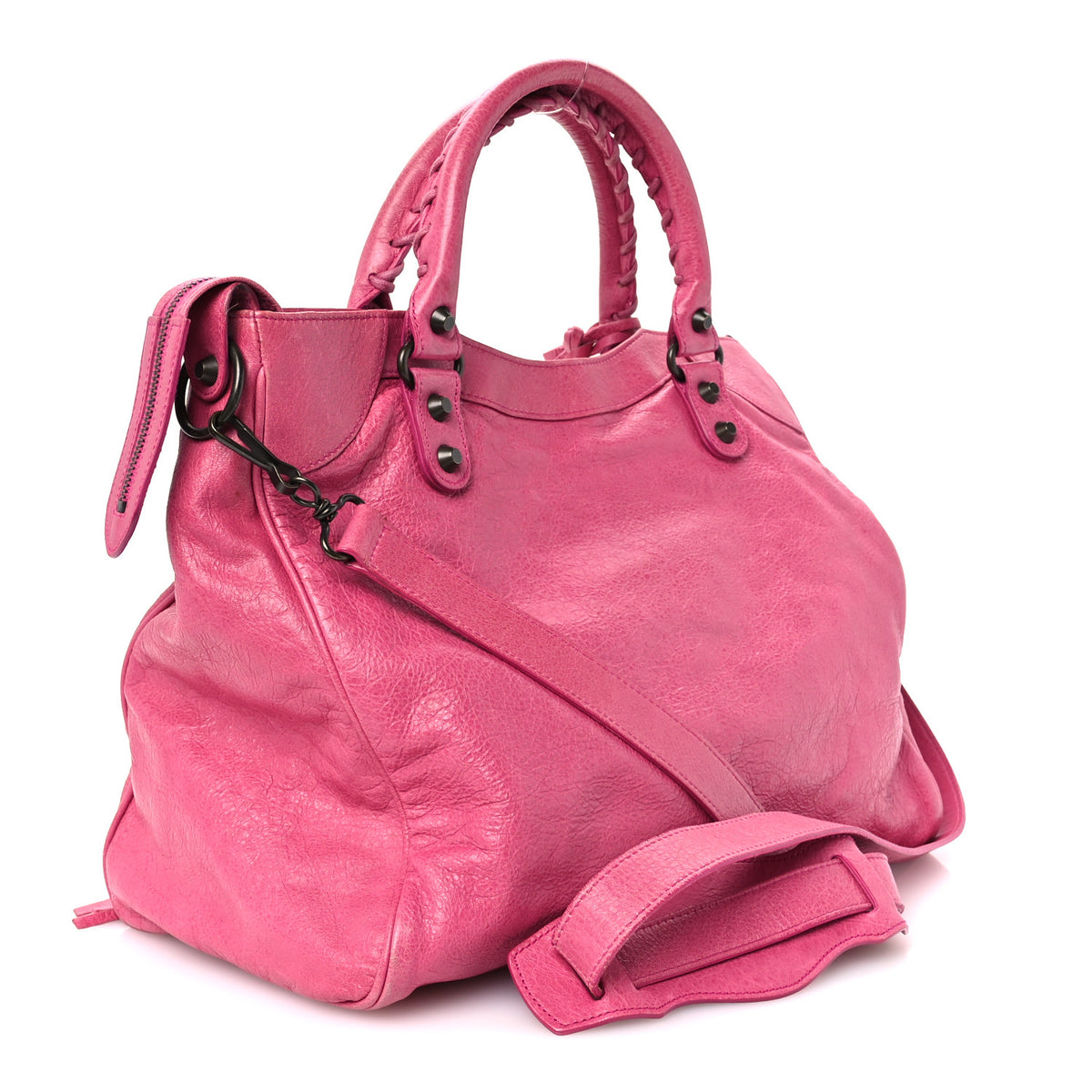 Balenciaga Agneau Classic Hardware Velo Cyclamen Fucsia 4 of 11