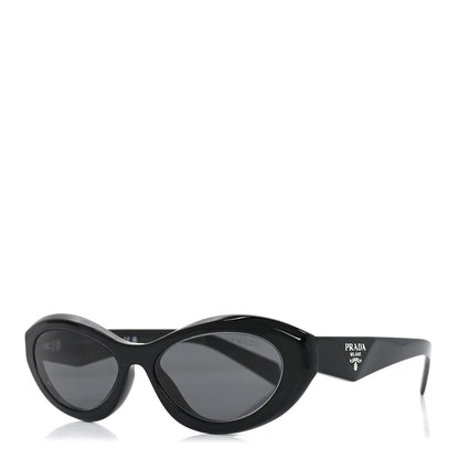 Prada Acetate Oval Sunglasses SPR 26Z Black 1 of 7