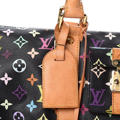 Louis Vuitton Monogram Multicolor Keepall 45 Black 12 of 13