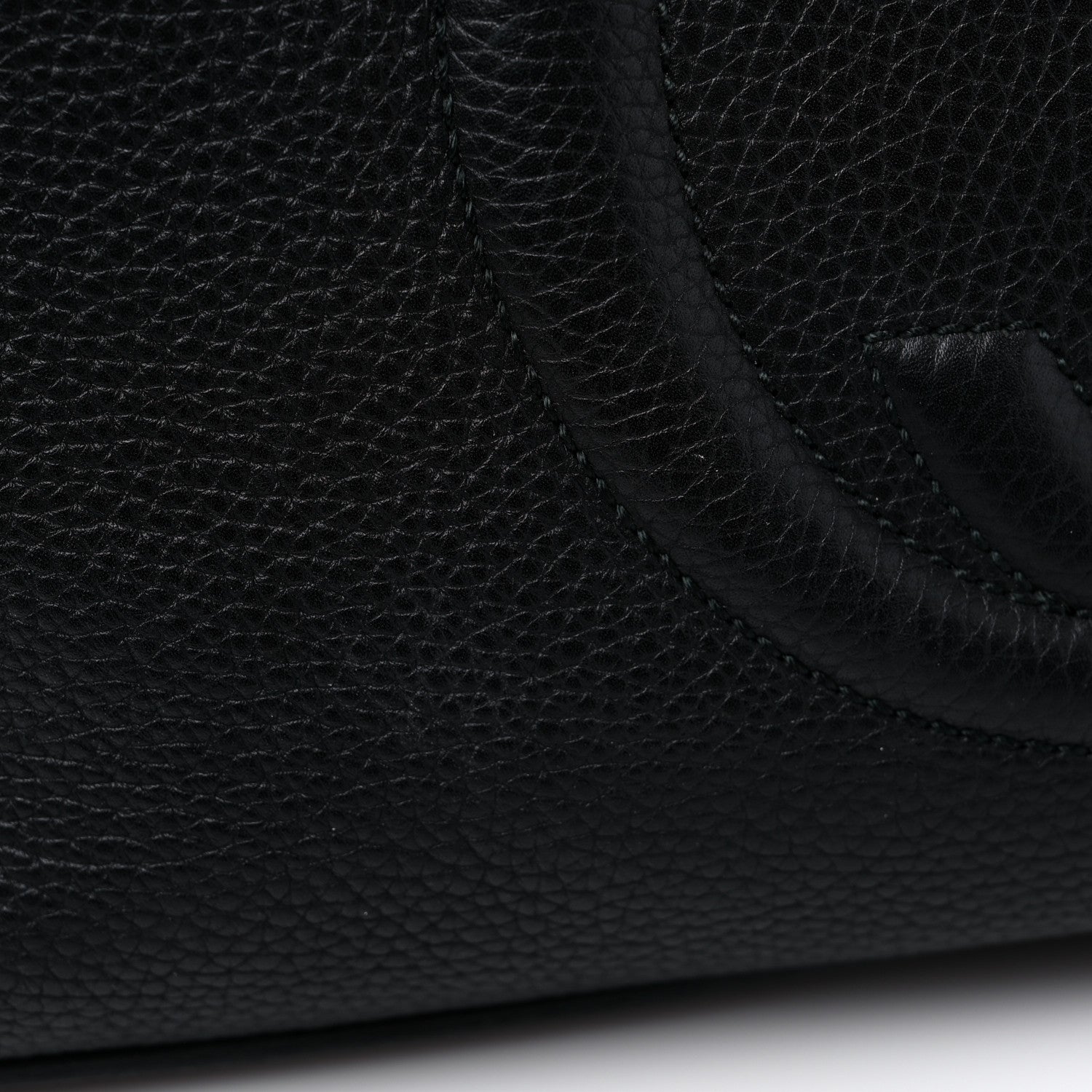 Gucci Pebbled Calfskin Large Soho Hobo Black 13 of 15