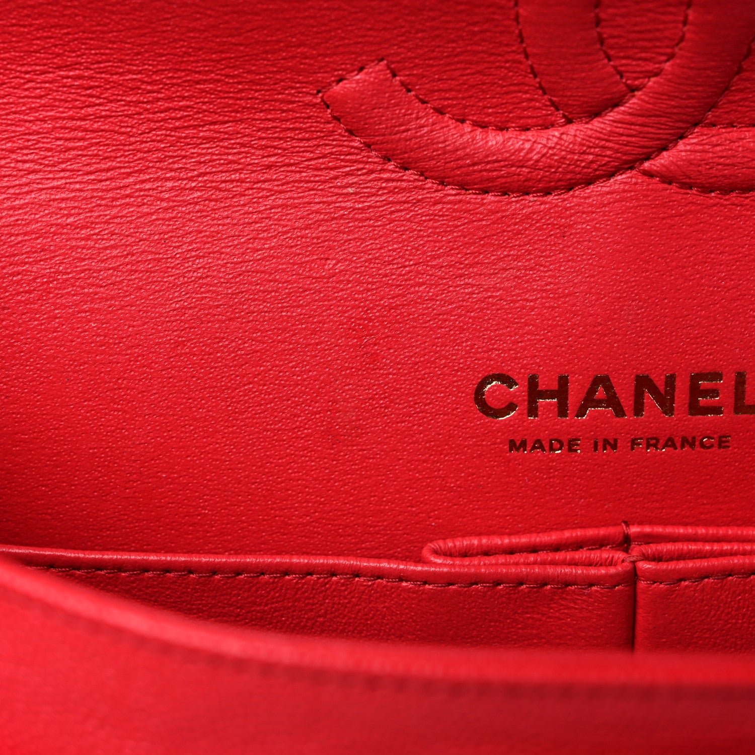Chanel Caviar Quilted Medium Double Flap Red 13 of 17