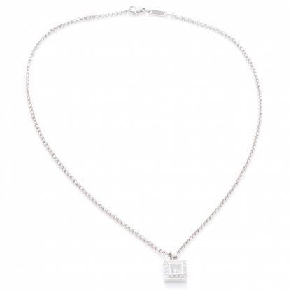 Chopard 18k Happy Diamonds Icons Square Necklace 3 of 6