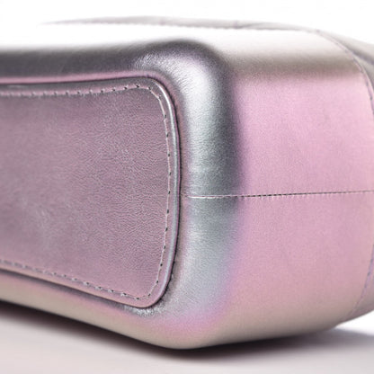 Chanel Iridescent Lambskin Calfskin Quilted Medium Gabrielle Hobo Light Purple 10 of 11