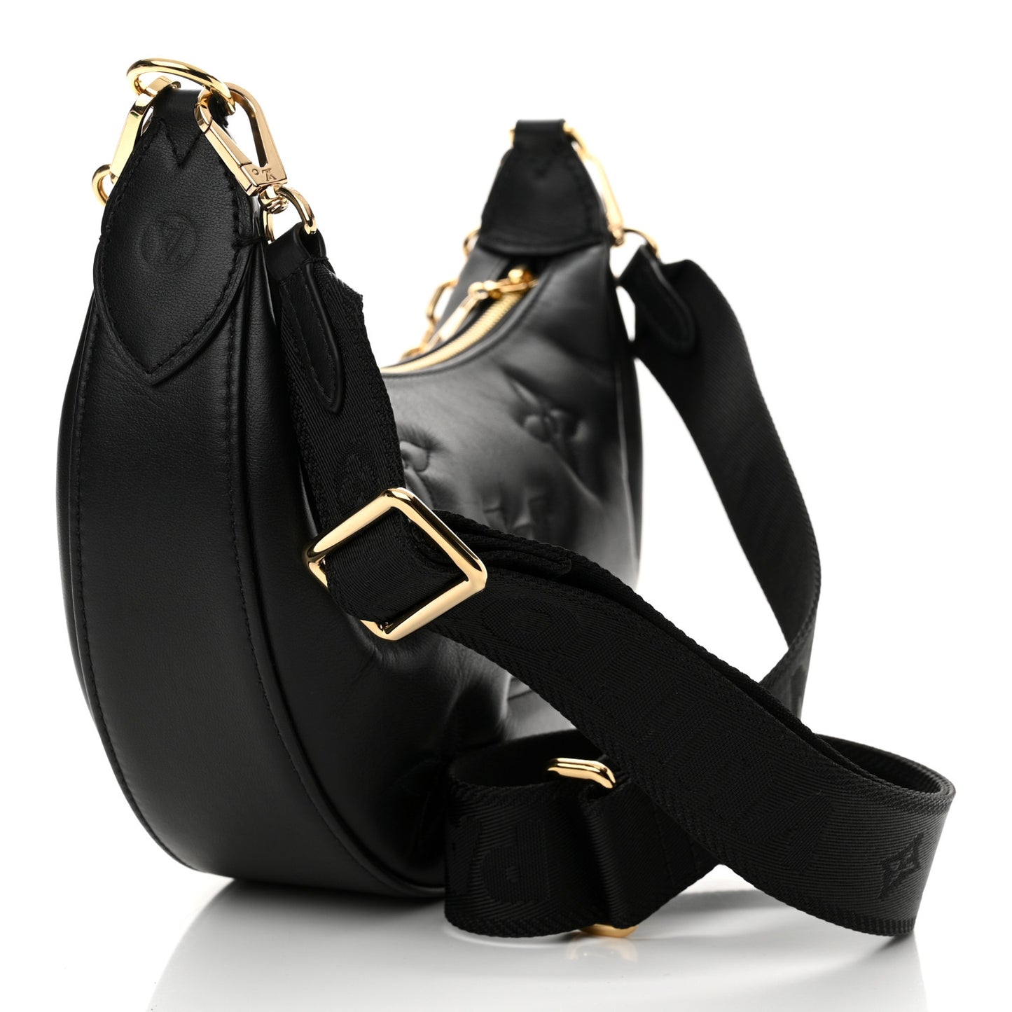 Calfskin Bubblegram Over The Moon Black