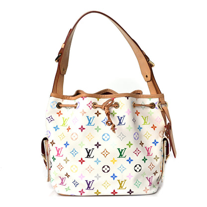 Louis Vuitton Monogram Multicolor Petit Noe White 1 of 9