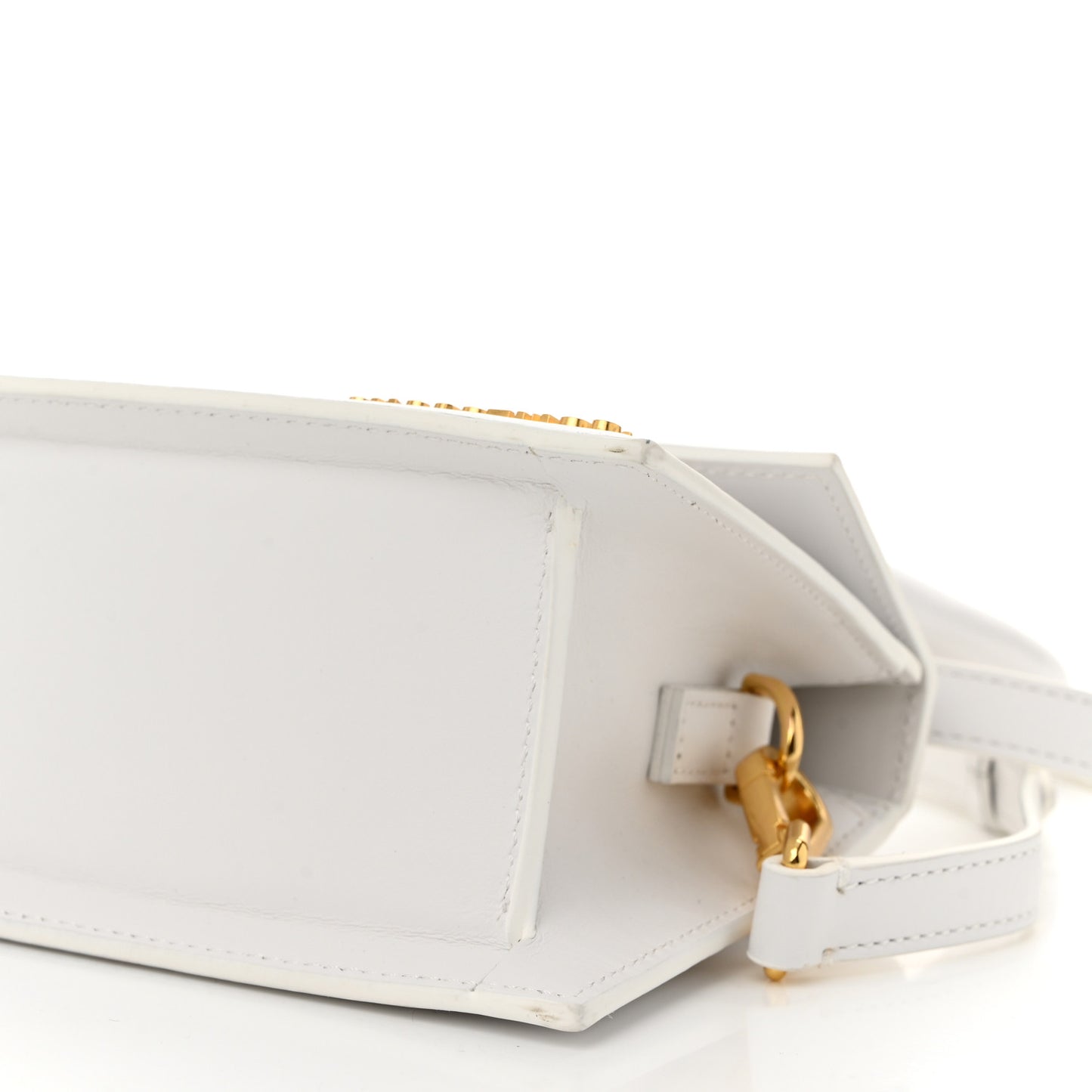 Smooth Calfskin Le Chiquito Moyen White