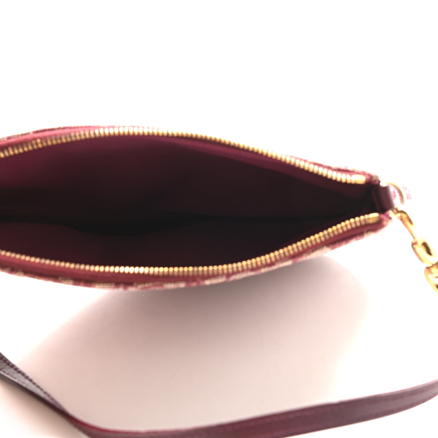 Monogram Mini Saddle Pochette Burgundy