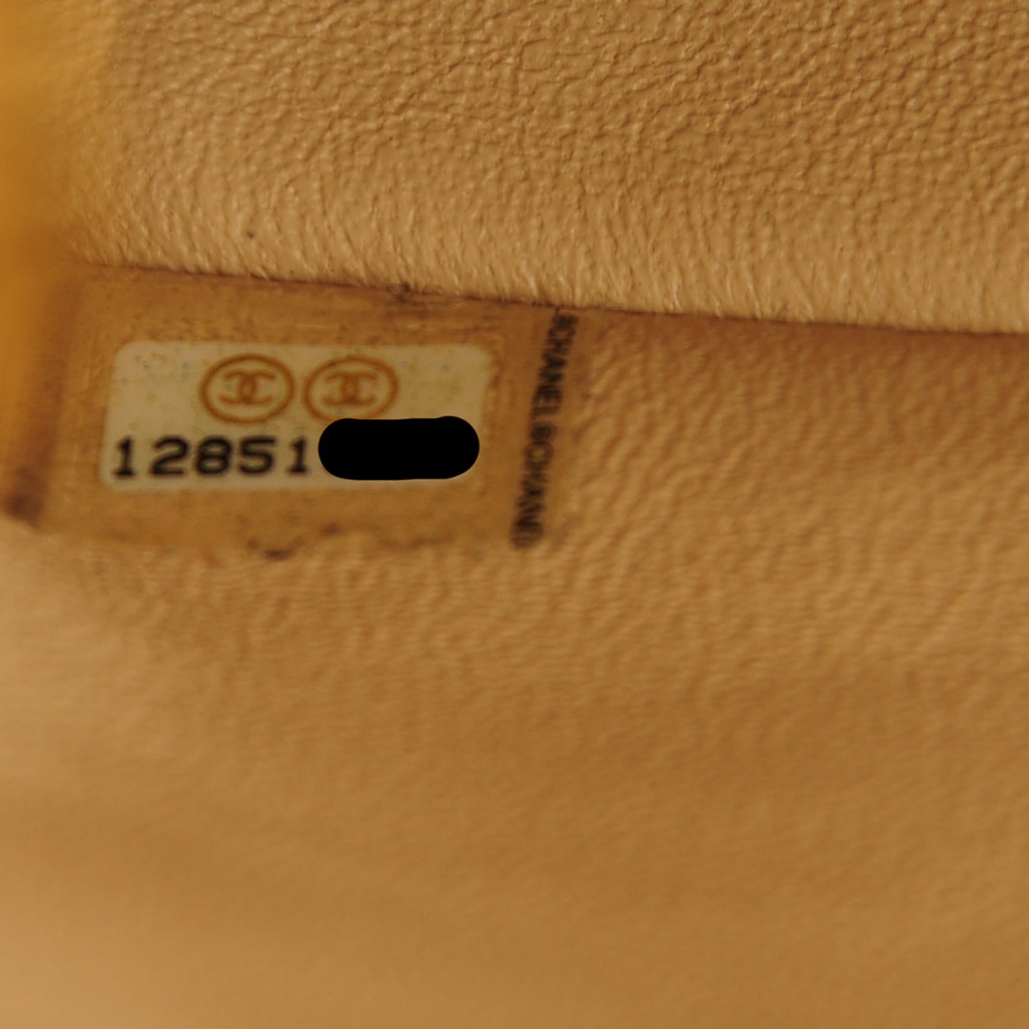 Lambskin Quilted Jumbo Single Flap Beige Clair