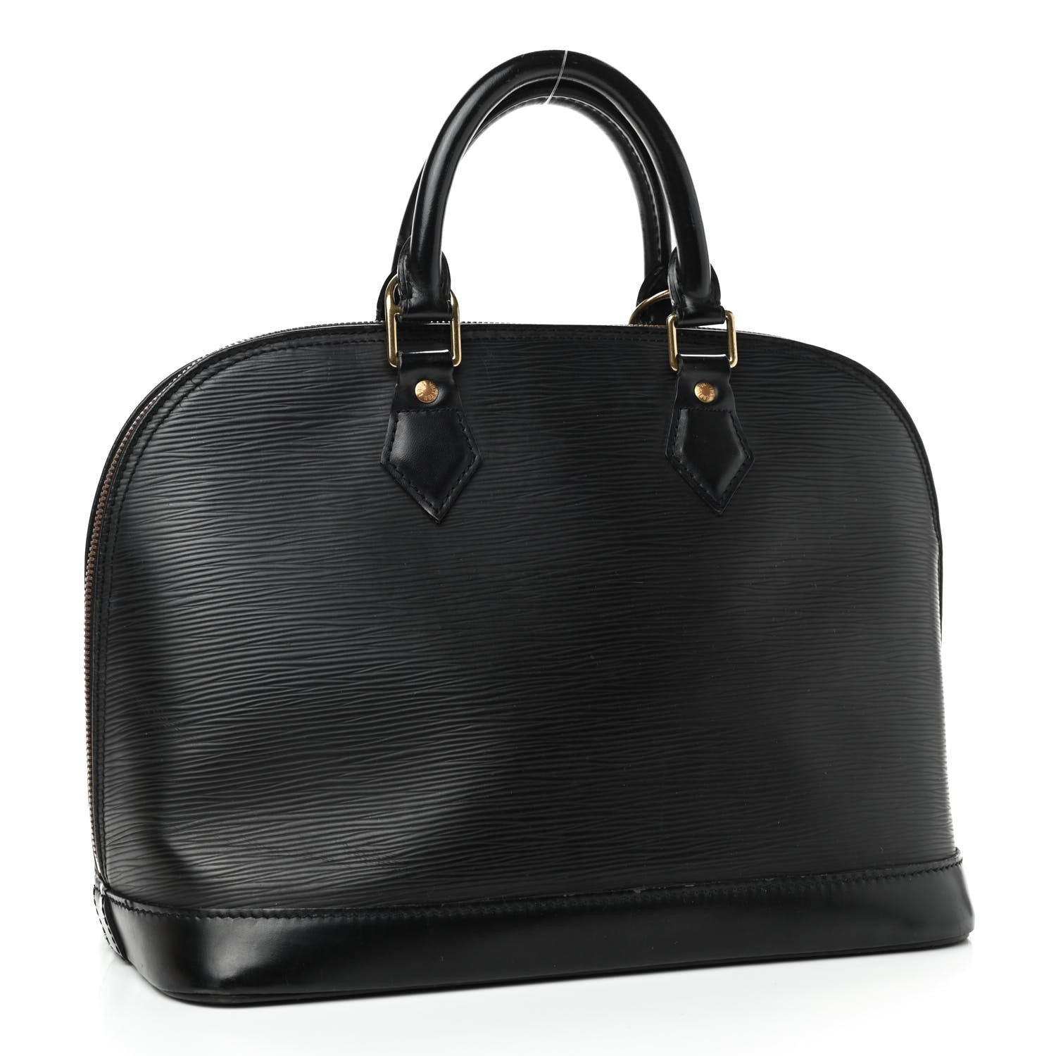Louis Vuitton Epi Alma MM Black 3 of 12