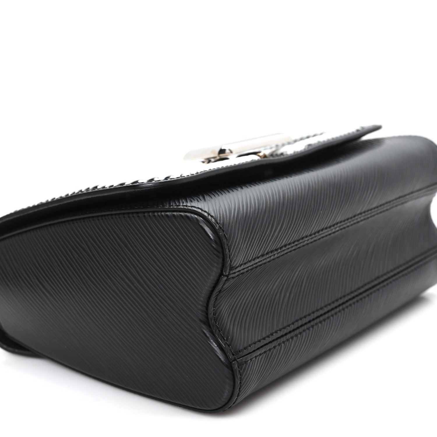 Louis Vuitton Epi Whipstitch Heart Twist Shoulder Bag MM Black 8 of 9