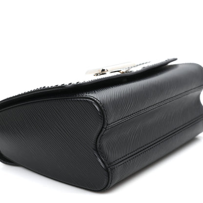 Louis Vuitton Epi Whipstitch Heart Twist Shoulder Bag MM Black 8 of 9