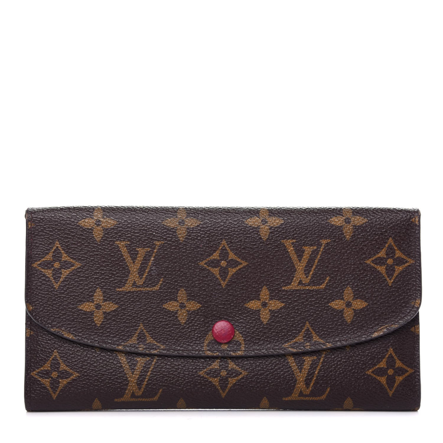 Louis Vuitton Monogram Emilie Wallet Fuchsia 1 of 6