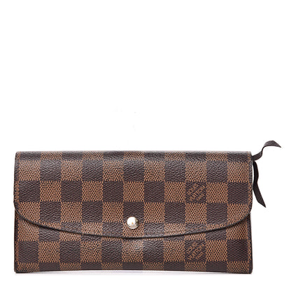 Louis Vuitton Damier Ebene Emilie Wallet 1 of 13