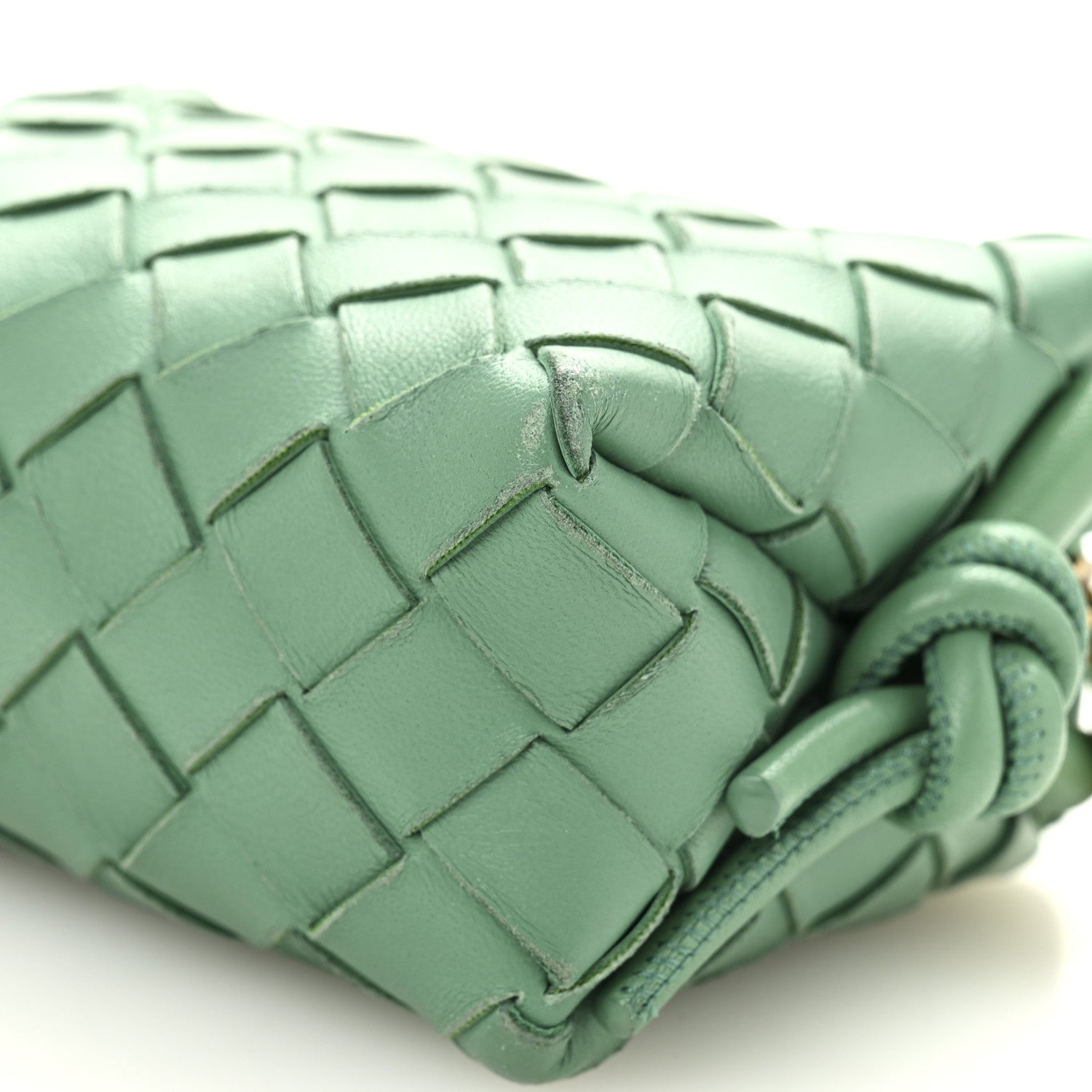 Bottega Veneta Nappa Intrecciato Candy Loop Camera Bag Mermaid 9 of 11