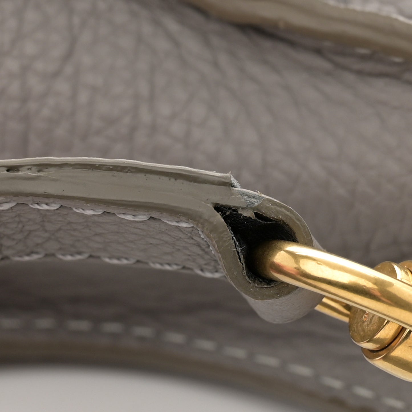 Calfskin Medium Marcie Satchel Cashmere Grey