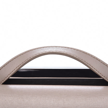Fendi Vitello Elite Monster Mini Demi Jour Shoulder Bag Ribes Grigio Polvere Carbone 14 of 15