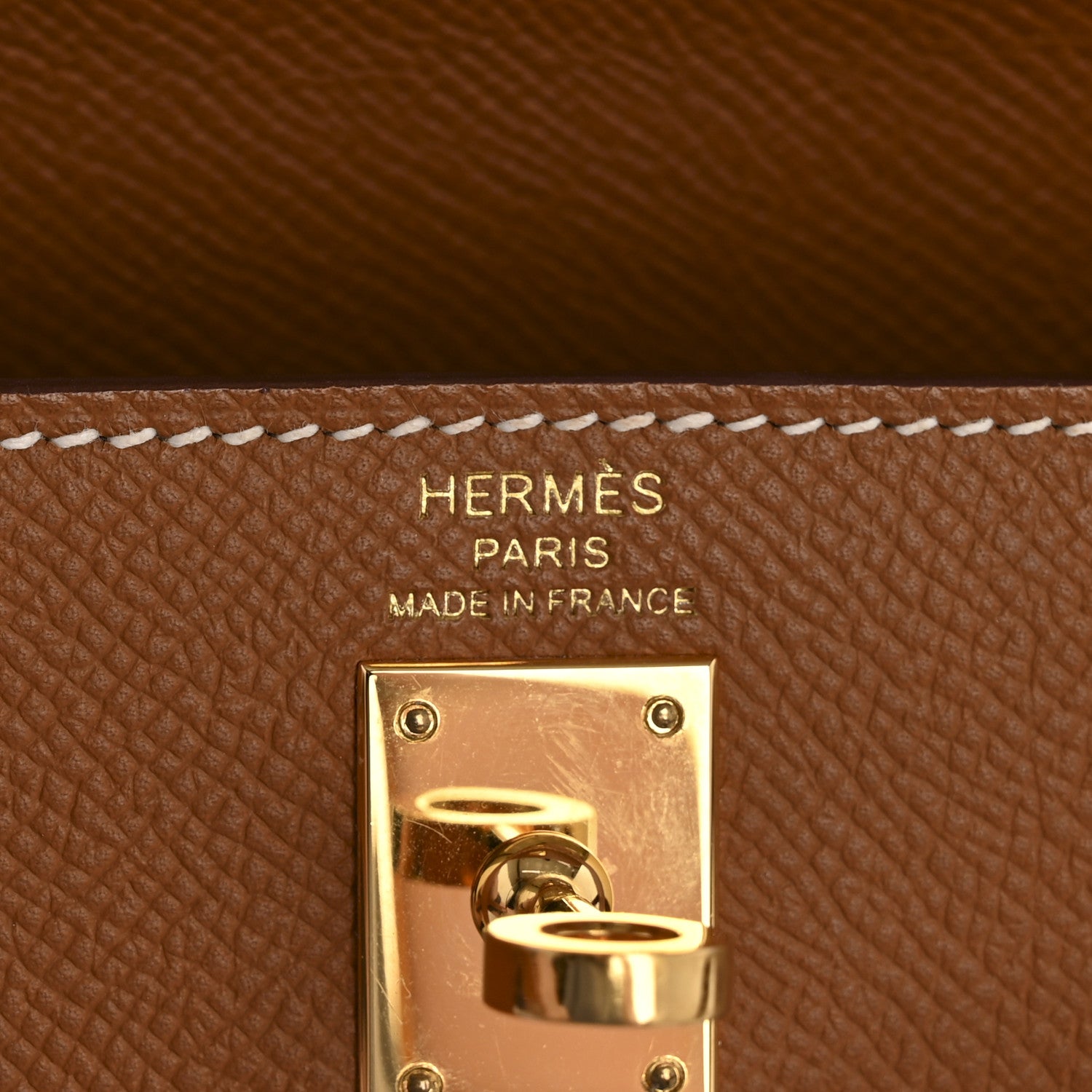 Hermes Epsom Kelly Sellier 25 Gold 6 of 14